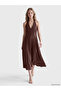 Esvab • Modern & Distinctive V Placketed Flared Dress