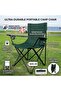 Portable Folding Camping Chair with Armrests & Cup Holder – Outdoor Picnic Chair