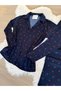 Cherry Patterned Soft Feel Long Sleeve Knitted Pajama Set - 6