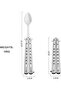 Stainless Steel Spoon Folding Solid Dinner Camping Spoon - 5
