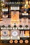 360 °   Rotating Lighted Glass Cup Set 3 Pieces – Footed Bowl and Wide Bowl – Lighted - 5