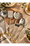 Gold 5 Piece 18/10 Stainless Steel Serving Set 29cm