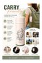 500ML Glass Water Bottle with Floral Print, Protective Sleeve, Leakproof Screw Lid and Wide-Mouth Design for School, Office, Gym, Travel and Daily Hydration - 4