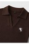 Polo Collar Lycra Flexible Snap Fastener Premium Bodysuit - 5