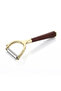 Gold Soyacak – Wooden Handle Vegetable and Fruit Peeler with Stainless Steel Blade – Ergonomic Kitchen Utensil - 5