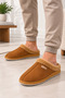 Slc 1705 Soft Wool Inside, Warm Winter Men's House Slippers - 3