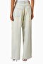 Light Blue Distressed Wide Leg Jeans - Denim Fabric Content - 3