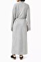 Merino Silk Long Cardigan, Cardigan with Belt and Soft Texture - 2