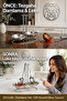 Silver Double Ladle Spoon Holder Vertical Countertop Spoon Holder Stand 18/10 304 Stainless Steel 723677 - 5