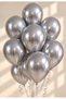 Chrome Silver Balloon 10Pcs Shiny Silver Color Birthday Balloon Party Balloon Engagement Promise Wedding Baby Shower Party Ornament Decoration Balloons