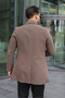 Vizyon Men's Double-Breasted Cashmere Coat - 4