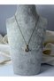 Steel Necklace with Zircon Stone Airplane Model - 5