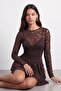 Lace Detailed Mini Dress - 2