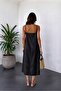Women's Soft Modal V-Neck Thin Strap Casual Basic Long Dress - 4
