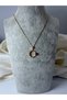 Steel Necklace Moon Star Zircon Stone Model - 5