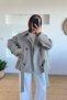 Plaid Belted Mng Trench Coat