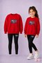 Children's Crew Neck Sweatshirt and Skinny Leggings Set – Winter Top and Bottom Set