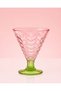 R'Eyla Rigo Set of 6 Colored Glass Cups, Ice Cream Bowl with Foot, Dessert Bowl and Snack Bowl 225 ml - 7