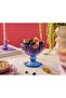R'Eyla Bombo 6-Piece Colorful Glass Footed Ice Cream Bowl Dessert Bowl Snack Bowl Presentation Set 250 ml - 8