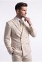 Men's Italian Cut Double-Breasted Suit (New Season) - 4