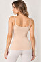 Women's 2-Piece Bamboo Elastane Thin Strap Basic Undershirt Set Flexible Daily Underwear - 3