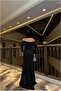 Stretchy Glittery Strapless Evening Dress Fabric Dress with Flounces - 4