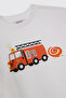 Baby Boy Long Sleeve White T-Shirt - 3