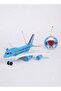 Kids Airbus 2 Channel R/C Airplane Toy with Lights, Music & Ground Movement - 2