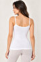 Women's 2-Piece Bamboo Elastane Thin Strap Basic Undershirt Set Flexible Daily Underwear - 2
