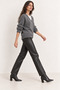 Essentials Anthracite Basic Wide Fit Soft Textured Knitwear Sweater - 4