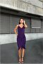 Flexible V Evening Dress Fabric Dress Collar Sandy Gathered