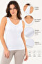 Women's Modal Camisole Bra Wide Strap Undershirt Flexible Daily Underwear - 5