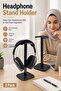 1Pc Aluminum Headphone Stand Holder Desk Organizer Universal Fit Non Slip Base Compact