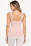 Women's Modal Cotton V-Neck Lace Detailed Wide Strap Undershirt Flexible Daily Undergarment - 3
