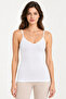 Women's Modal Cotton Thin Strap V-Neck Basic Undershirt Flexible Daily Undergarment - 4
