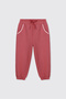 Baby Girl Rose Color Sweatpants with Pockets