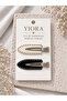 Set of 2 Black and White Non-Marking Hair Makeup and Skin Care Clips
