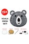 Educational Children's Sewing Kit – Production, Design, and Hobby Activity with Koala Figure