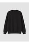 Vizyon New Season Black Crew Neck Printed Men's Sweatshirt - 3