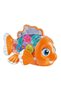 Multicolor Transparent Gear Fish Electric Musical Toy for Kids with 3D Light