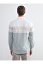 Green Regular Fit Long Sleeve Dobby Men's Shirt from Plus-Store - 4