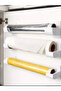 Self-Adhesive Roll Paper Towel and Cling Film Holder for Inside the Cabinet – Kitchen Organizer Hanger Set - 2