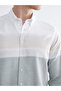 Green Regular Fit Long Sleeve Dobby Men's Shirt from Plus-Store - 3
