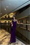 Heart Fish Evening Dress with Straps and Collar Cutout