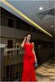 V-Slit Evening Dress Collar - 4