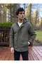 Men's Quilted Coat Custom Premium Jacket Coat Water and Wind Resistant - 2