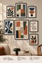 7-Piece Frame-Looking Modern Painting Set |   Retro & Pop Art |   Living Room, Office, Kitchen and Study Room Wall Decor