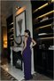 Crepe V Evening Dress with Straps Fabric Dress Collar - 3
