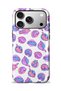 iPhone 17 Pro Compatible - Purple and Blue Cats, Double Layer Cover, Glossy Surface Protective Case