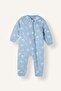 Patterned Zippered 1.6 Tog Fiber Inside Jumpsuit for Baby Boy I2363A526Wn
